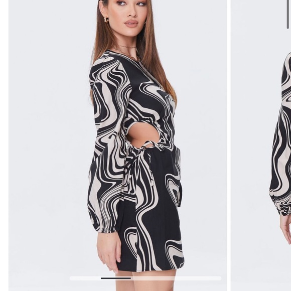 Forever 21 Marble Print Mini Dress in Pink - Picture 6 of 11